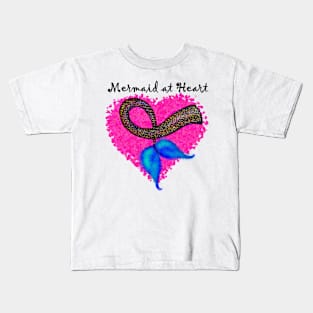 Mermaid at Heart Kids T-Shirt